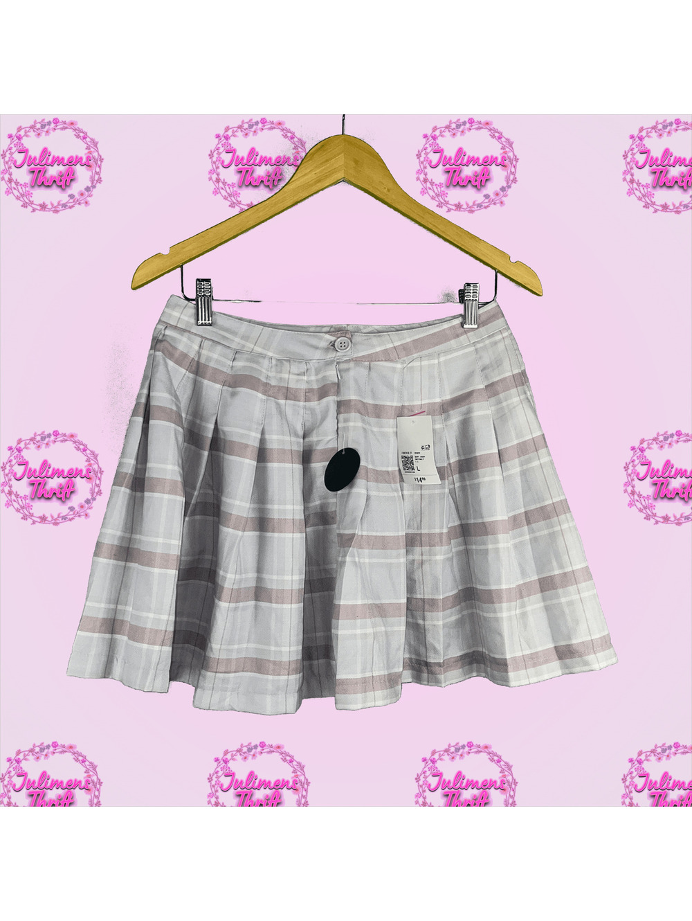 Forever 21 Pastel Plaid Skirt
